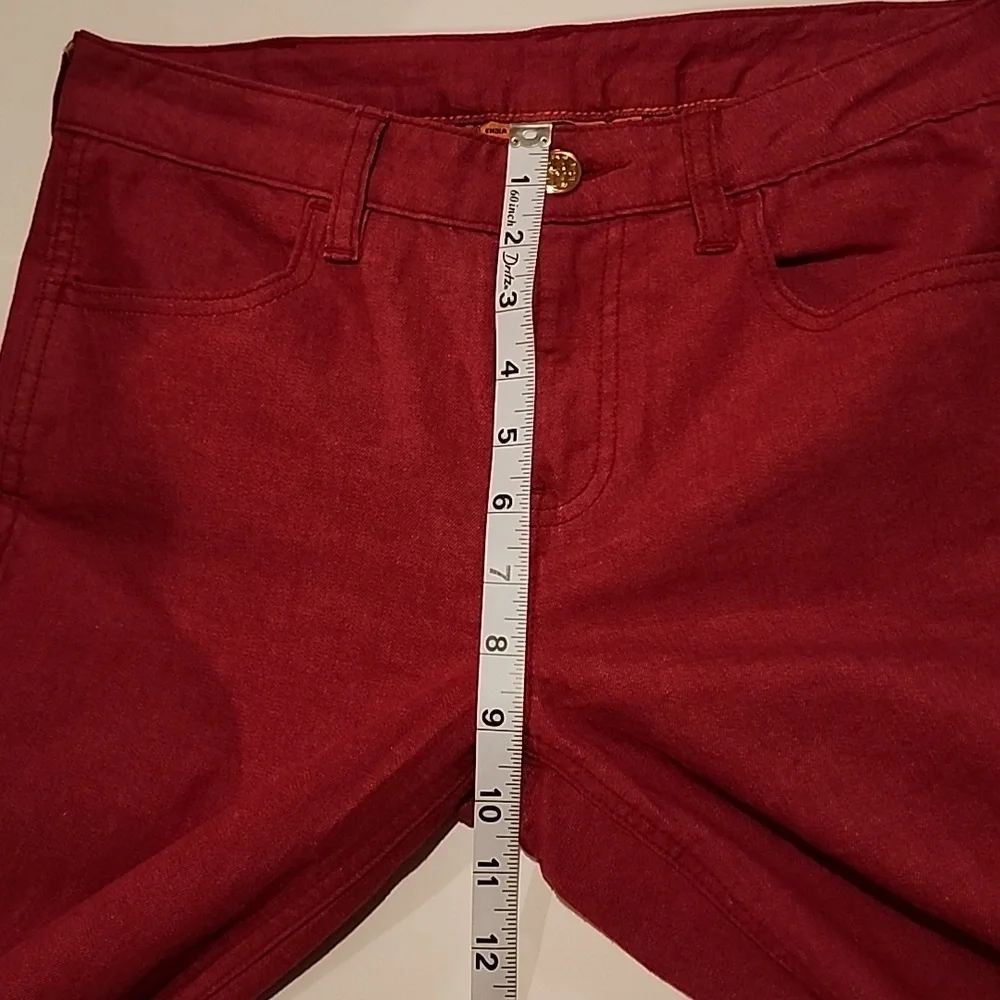 Tory Burch Red Denim Jeans 27